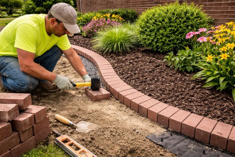 Brick Hardscape Installation in Burlington, VT